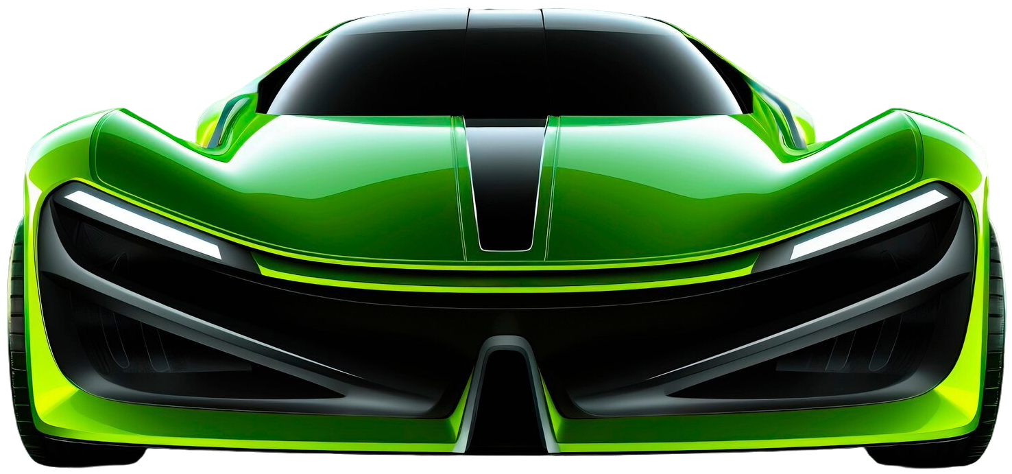 Green Sports Car